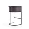Manhattan Comfort Cosmopolitan Barstool in Pebble and Black BS015-PE - alternate 5